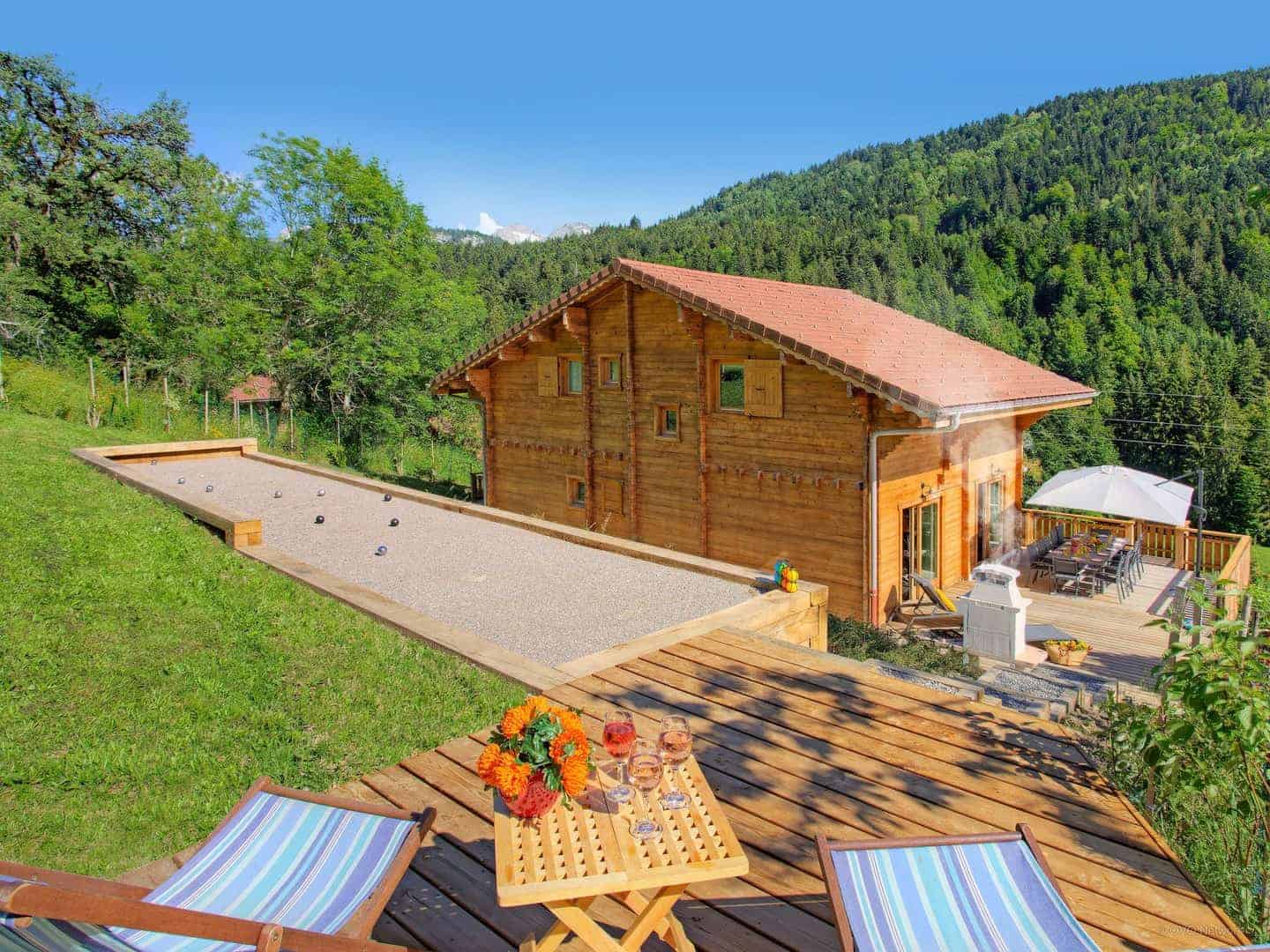 Terrain de pétanque au Chalet Carter